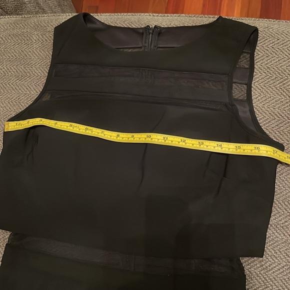 🏷️ NWT | Black Cut Out Mesh Maxi Dress - Picture 12 of 15